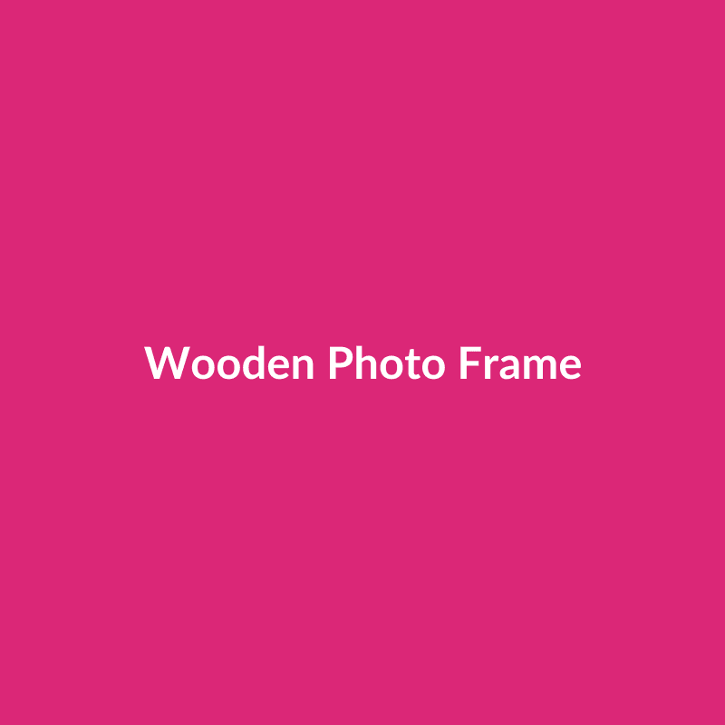Wooden Photo Frame
