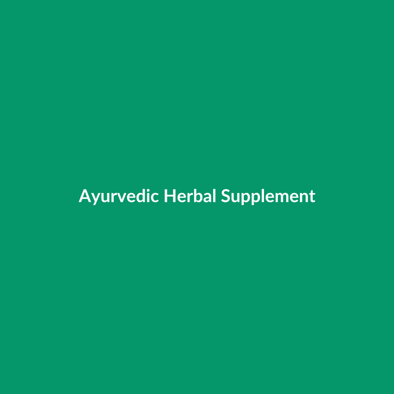 Ayurvedic Herbal Supplement