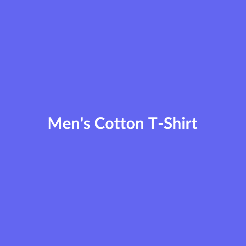 Men’s Cotton T-Shirt